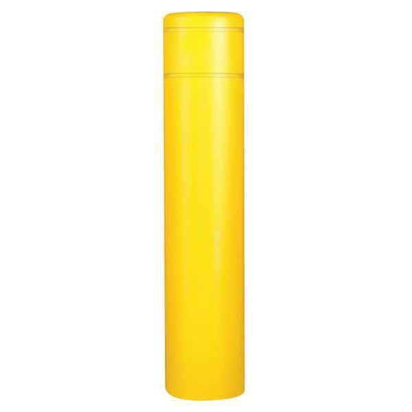 Post Sleeve, 60 In H, Yellow with No Tape