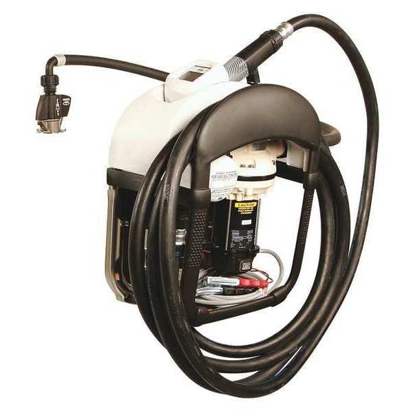 Electric Operated Drum Pump, 12VDC, 8 Max. Flow Rate , 1/10 HP, Polypropylene, 3/4" Inlet