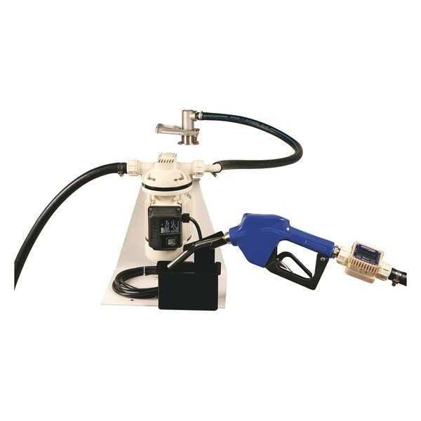 Electric Operated Drum Pump, 115VAC, 8 Max. Flow Rate , 1/10 HP, Polypropylene, 3/4" Inlet