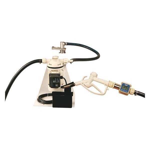 Electric Operated Drum Pump, 115VAC, 8 Max. Flow Rate , 1/2 HP, Polypropylene, 3/4" Inlet