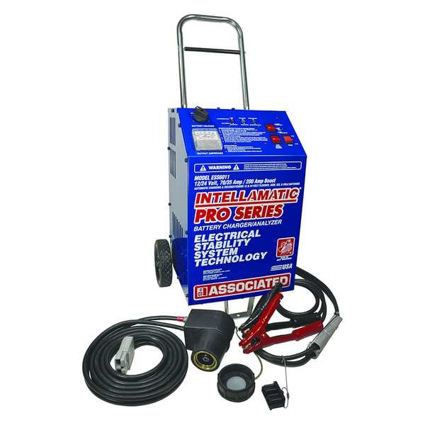 Battery Charger, Automatic Boosting, Charging, Maintaining For Batt. Volt.: 12, 24