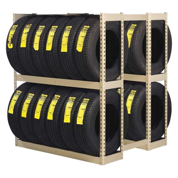 Tire Rack Double Entry, 60in. W x 60in. H