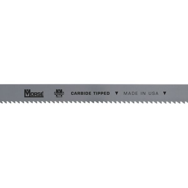 Band Saw Blade, 14 ft. 6 in L, 1-1/4" W, 2/3 TPI, Carbide, 0.042" Thick