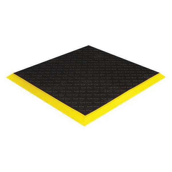 Interlocking Antifatigue Mat, Vinyl, 3 ft 3 in W x 6 ft 6 in L, 3/4 in Thick