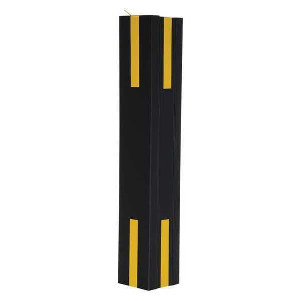 Column Protector, Blck, 72inH, 10inW, I-Beam
