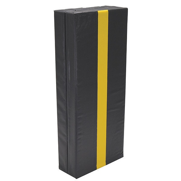 Column Protector, Blck, 36inH, 10inW, I-Beam