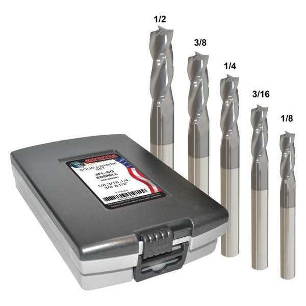 End Mill, 3 Flutes, TiAlN