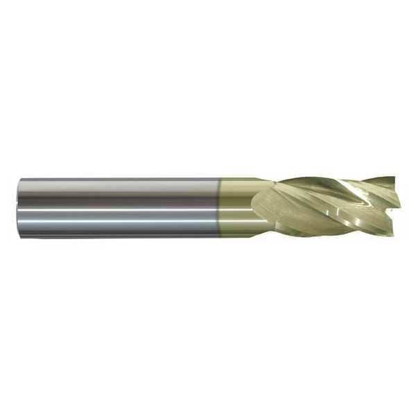 End Mill, 3/8 in.4 Flutes, ZrN