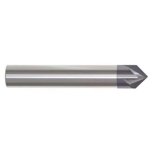 Chamfer End Mill, 1/2 in. Dia, Carbide, 209