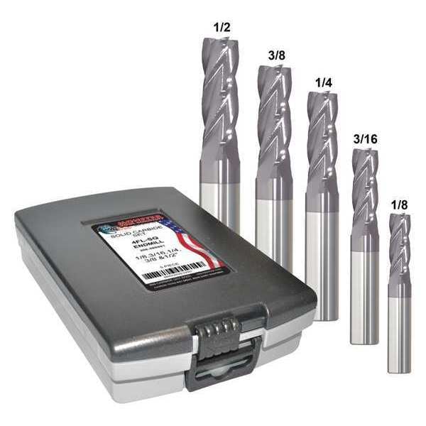 End Mill, 4 Flutes, TiAlN