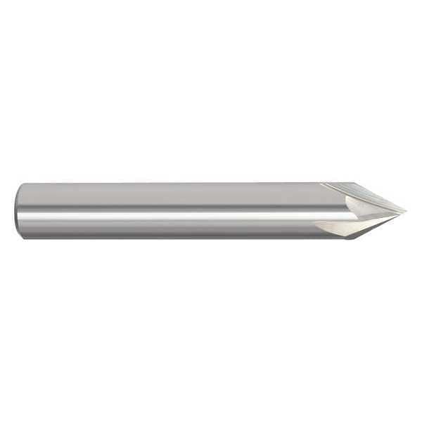 Chamfer End Mill, 1/2 in. Dia, Carbide, 209