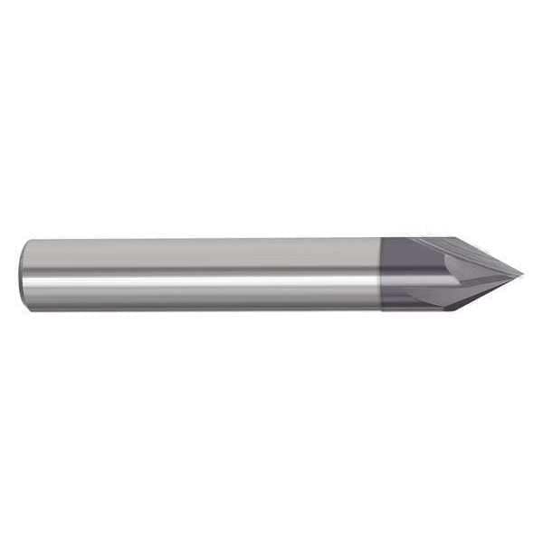 Chamfer End Mill, 1/2 in. Dia, Carbide, 209