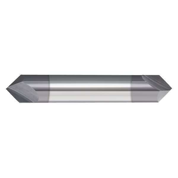 Chamfer End Mill, 1/4 in. Dia, Carbide, 209
