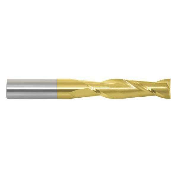 End Mill, 1/8 in.2 Flutes, TiN