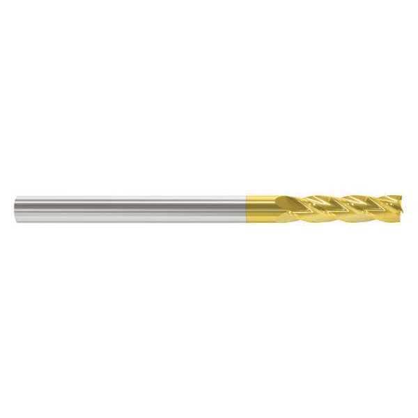 End Mill, 1 in.4 Flutes, TiN