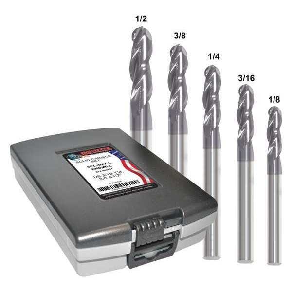 End Mill, 3 Flutes, TiAlN