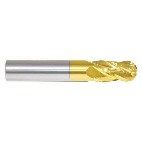 End Mill, 1 in.4 Flutes, TiN