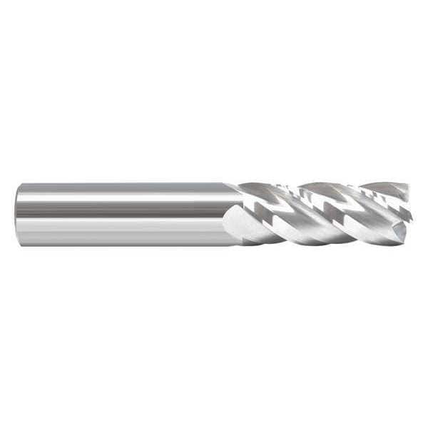End Mill, 1 in.4 Flutes, Bright