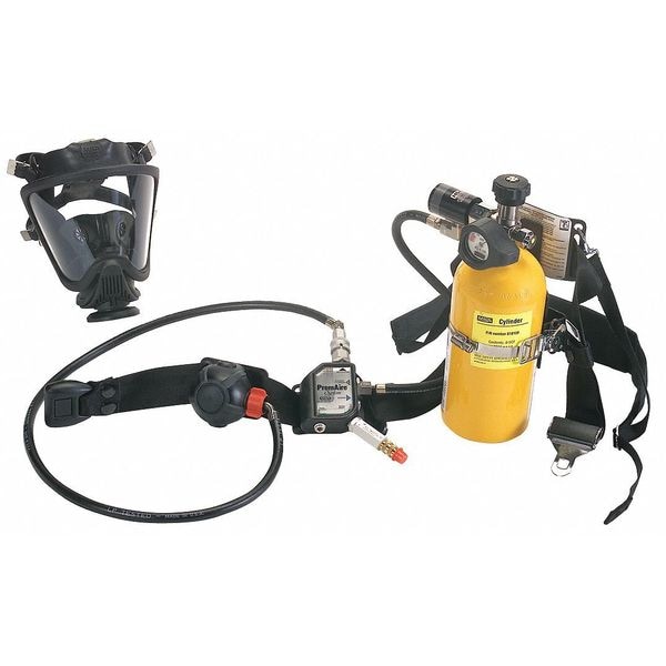 PremAire System Complete Assembly w/Firehawk Slide-To-Connect Regulator, 5-minute 3AL aluminum cylinder