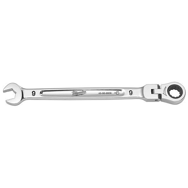 9mm Metric Flex Head Ratcheting Combination Wrench