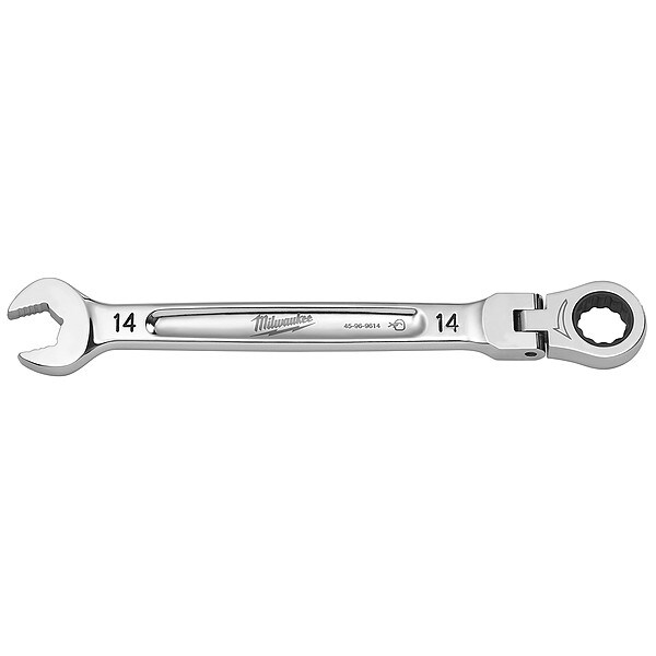 14mm Metric Flex Head Ratcheting Combination Wrench