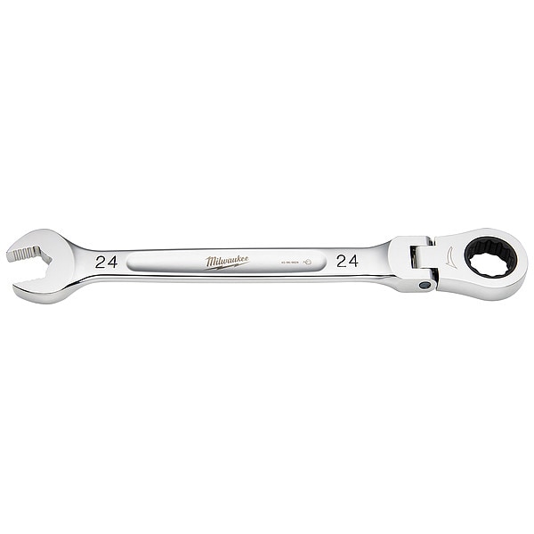 24mm Metric Flex Head Ratcheting Combination Wrench