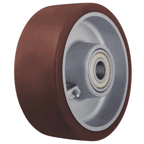 Caster Wheel, 1760 lb. Load, Brown Wheel