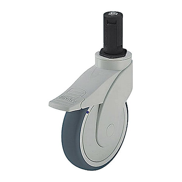 Stem Caster, 242 lb. Load Rating, Swivel