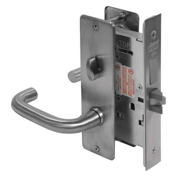 Lever Lockset, Mechanical, Privacy, Grd. 1