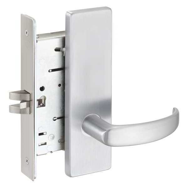 Lever Lockset, Mechanical, Passage, Grd. 1