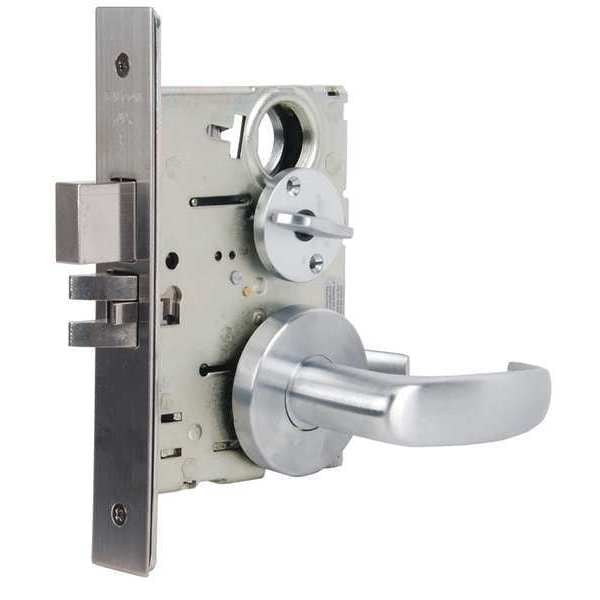 Lever Lockset, Mechanical, Privacy, Grd. 1