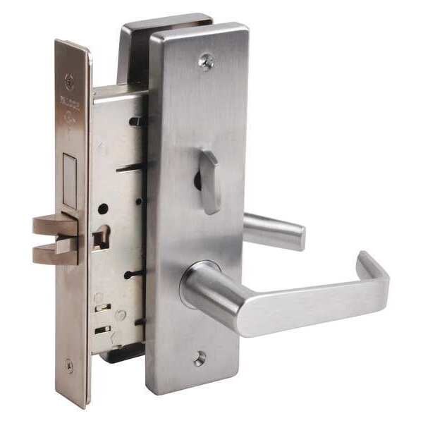 Lever Lockset, Mechanical, Privacy, Grd. 1