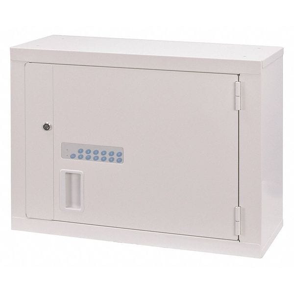 High Security Narcotics Cabinet w/Electric Lock 1-Fixed, 1-Adjust Shelf