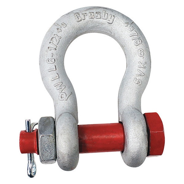 Shackle, 7/8 in., 13,000 lb., Bolt Pin