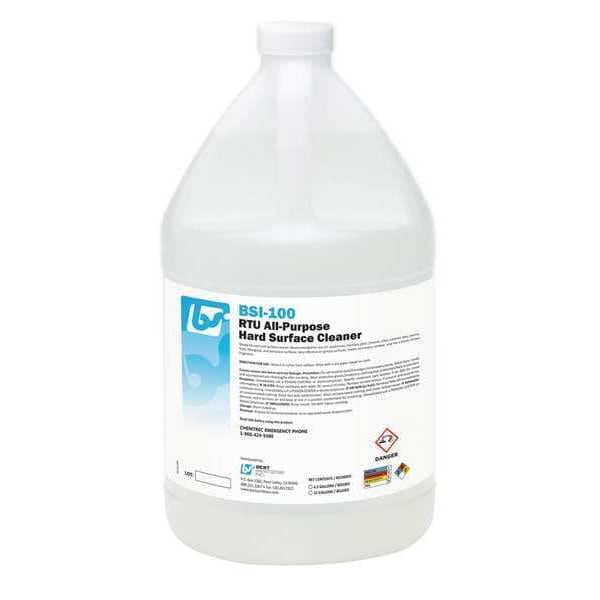 Cleaner, Lemon, 1 gal., Bottle, 9.05 lb., PK4