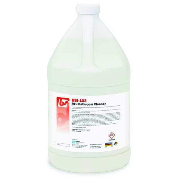 Bathroom Cleaner, Bottle, 1 gal., Fresh, PK4
