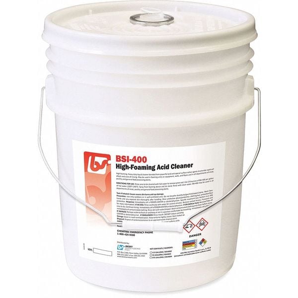 Acidic Cleaner, Pail, 5 gal, Unscented