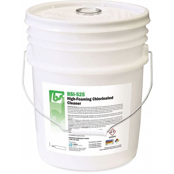 Chlorinated Cleaner, All-Purpose Cleaner, 5 gal, Unscented