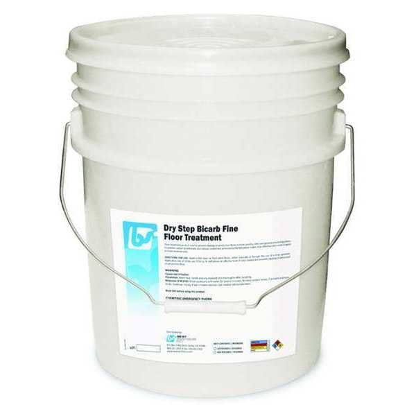 Floor Cleaner, 50 lb., Powder, Pail, Clear