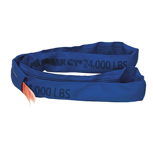 Round Sling, Endless, 2in. Dia, 10ft. L