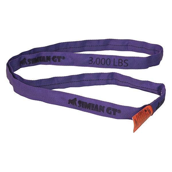 Round Sling, Endless, 5/8in. Dia, 10ft. L