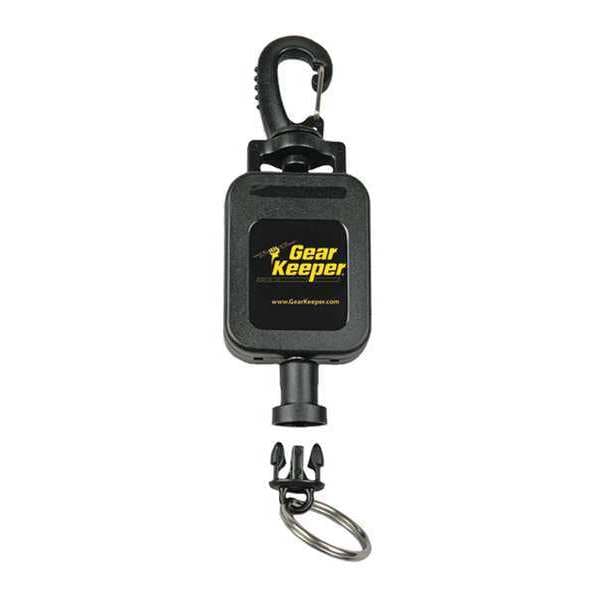 Retractor, 32inL, Black, 9/16lb, Plastic/SS