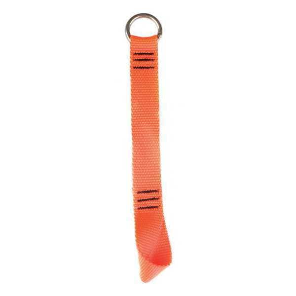 Wrist Tool Lanyard, 9 in. L, Orange, 15 lb.
