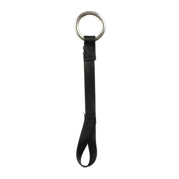 Wrist Tool Lanyard, 8 in L, 5 lb., Nylon/SS