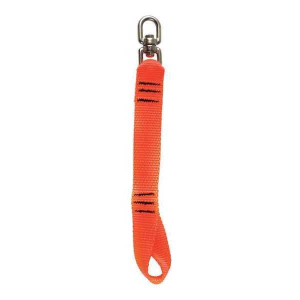 Wrist Tool Lanyard, 10 in. L, Orange, 15 lb