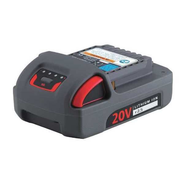 20.0V Li-Ion Battery, 2.5Ah Capacity