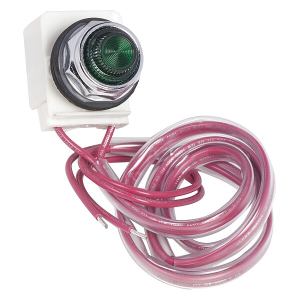 NEMA Motor Starter and contactor, Type S, pilot light kit , LED, green, 120VAC 60Hz, NEMA size 00 to 7, Type 1/3R/12