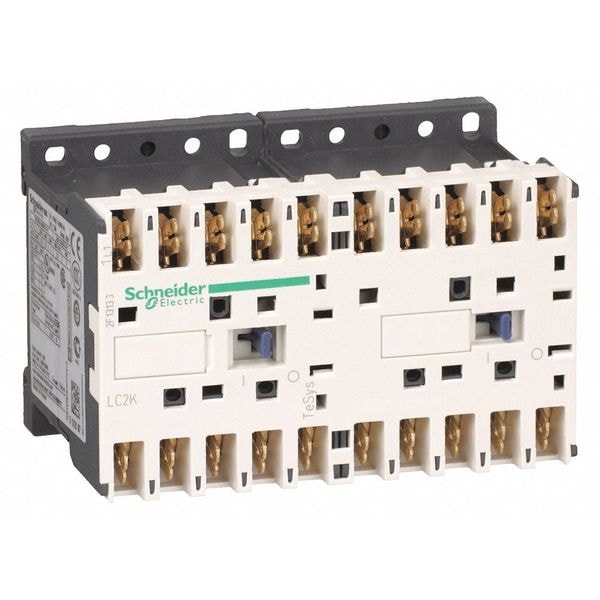 IEC Magnetic Contactor, No Auxiliary Contacts, 24V AC, 3 P, Reversing, Quick Connect