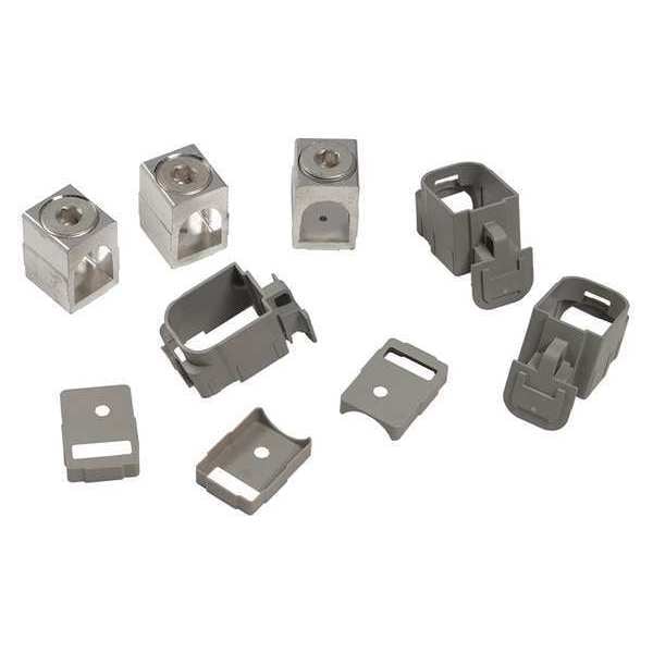 Clip-on connectors, TeSys GV7, 220 A, cable 1.5 to 185sq mm, set of 3