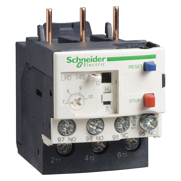 Thermal Overload Relay, 1NC/1NO, 2.5 A Min current, 4 A Max current